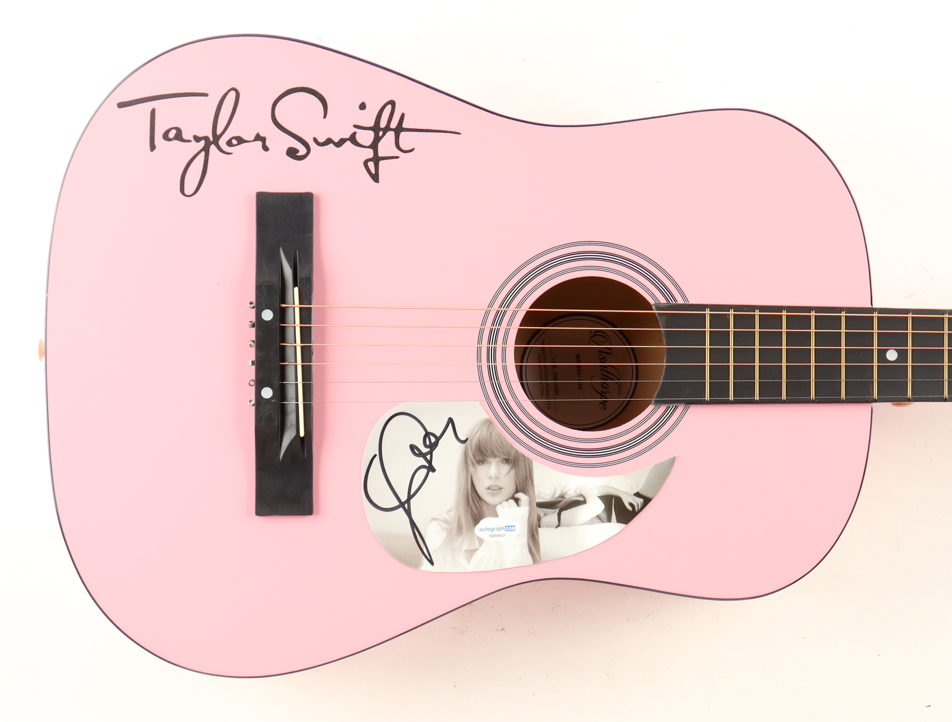 Taylor Swift Guitar with Signed Custom Insert Pickguard (ACOA) at PristineAuction.com Taylor Swift Guitar with Signed Custom Insert Pickguard (ACOA) at PristineAuction.com