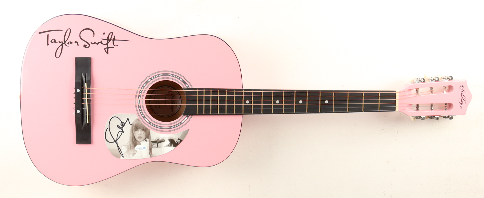 Taylor Swift Guitar with Signed Custom Insert Pickguard (ACOA) at PristineAuction.com Taylor Swift Guitar with Signed Custom Insert Pickguard (ACOA) at PristineAuction.com