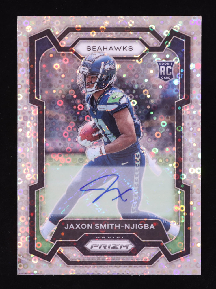 Jaxon Smith-Njigba 2023 Panini Prizm Autographs Prizms No Huddle #390 RC