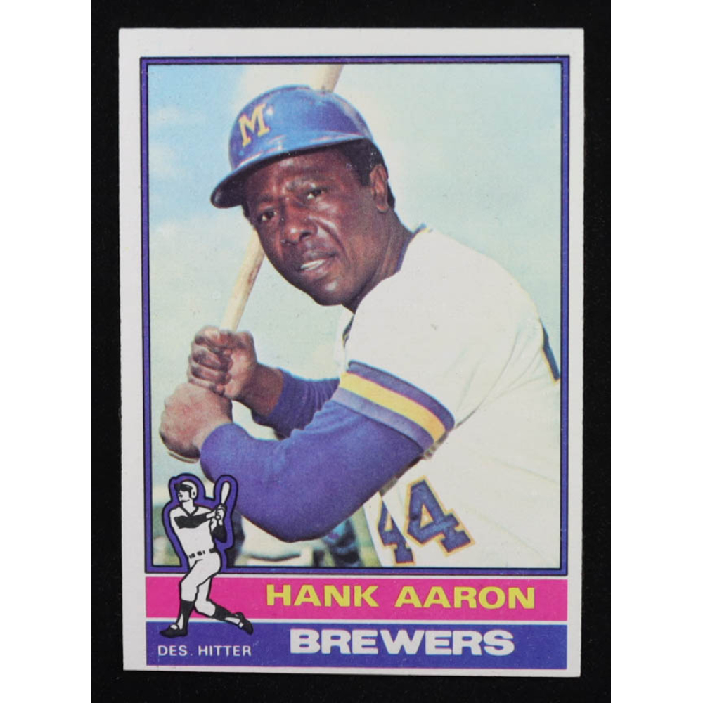 Hank Aaron Topps 1976 #550 at PristineAuction.com