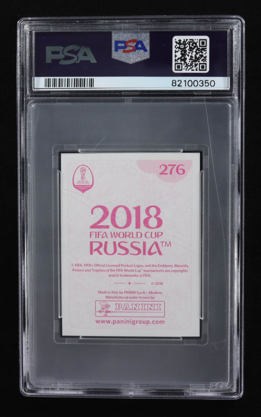 Lionel Messi 2018 Panini World Cup Stickers 670 #276 (PSA 8) at PristineAuction.com Lionel Messi 2018 Panini World Cup Stickers 670 #276 (PSA 8) at PristineAuction.com