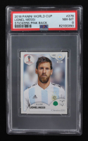 Lionel Messi 2018 Panini World Cup Stickers 670 #276 (PSA 8) at PristineAuction.com