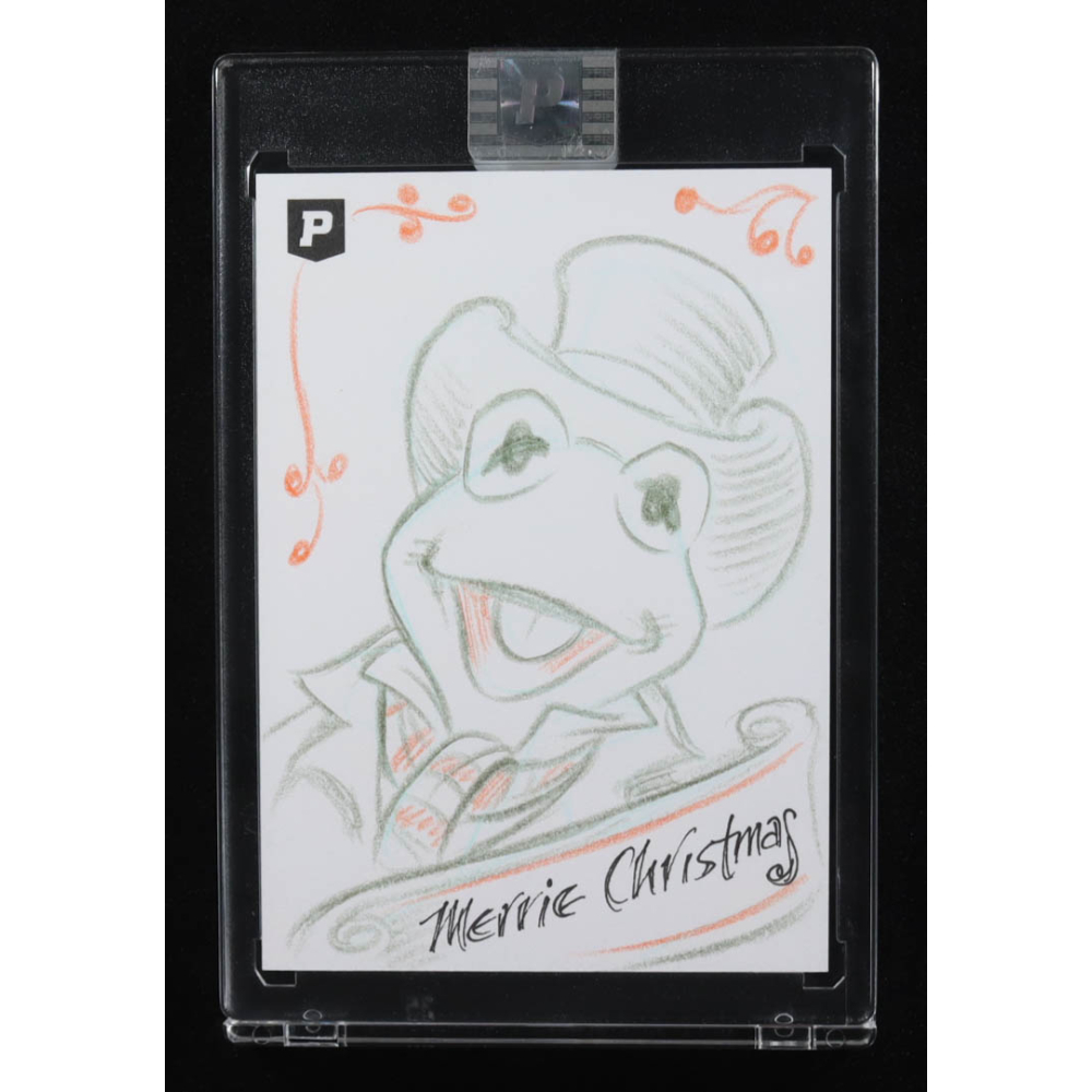 Kermit The Frog | The Muppets | Original Art Sketch Card by Guy Gilchrist (1/1 Original Art) at PristineAuction.com