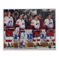 Hurricanes 8x10 Photo Signed by (4) with Eric Staal, Cam Ward, Jeff Skinner & Jamie McBain (Beckett) at PristineAuction.com