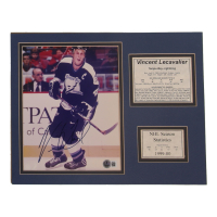 Vincent Lecavalier Signed Lightning Custom Matted Photo Display (Beckett) at PristineAuction.com