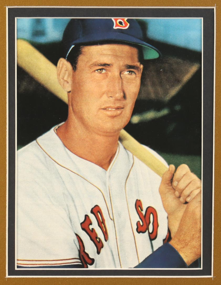 Ted Williams Signed Custom Framed Cut Display with Jersey & Williams Pin (PSA) at PristineAuction.com Ted Williams Signed Custom Framed Cut Display with Jersey & Williams Pin (PSA) at PristineAuction.com