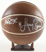 Magic Johnson & Larry Bird Signed NBA Basketball (PSA & Beckett) at PristineAuction.com