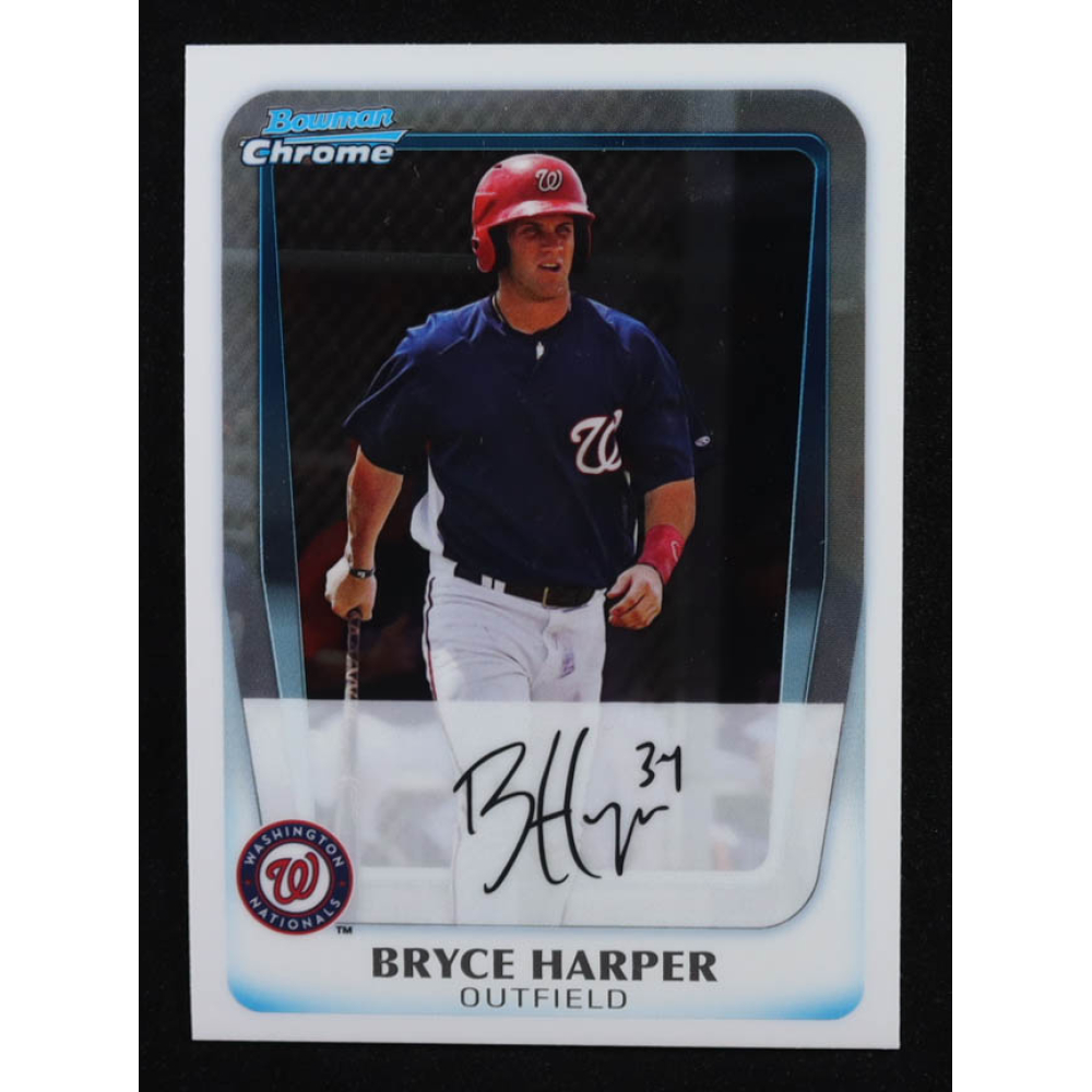 Bryce Harper 2011 Topps Bowman Chrome Prospects Autographs #BCP111 RC at PristineAuction.com