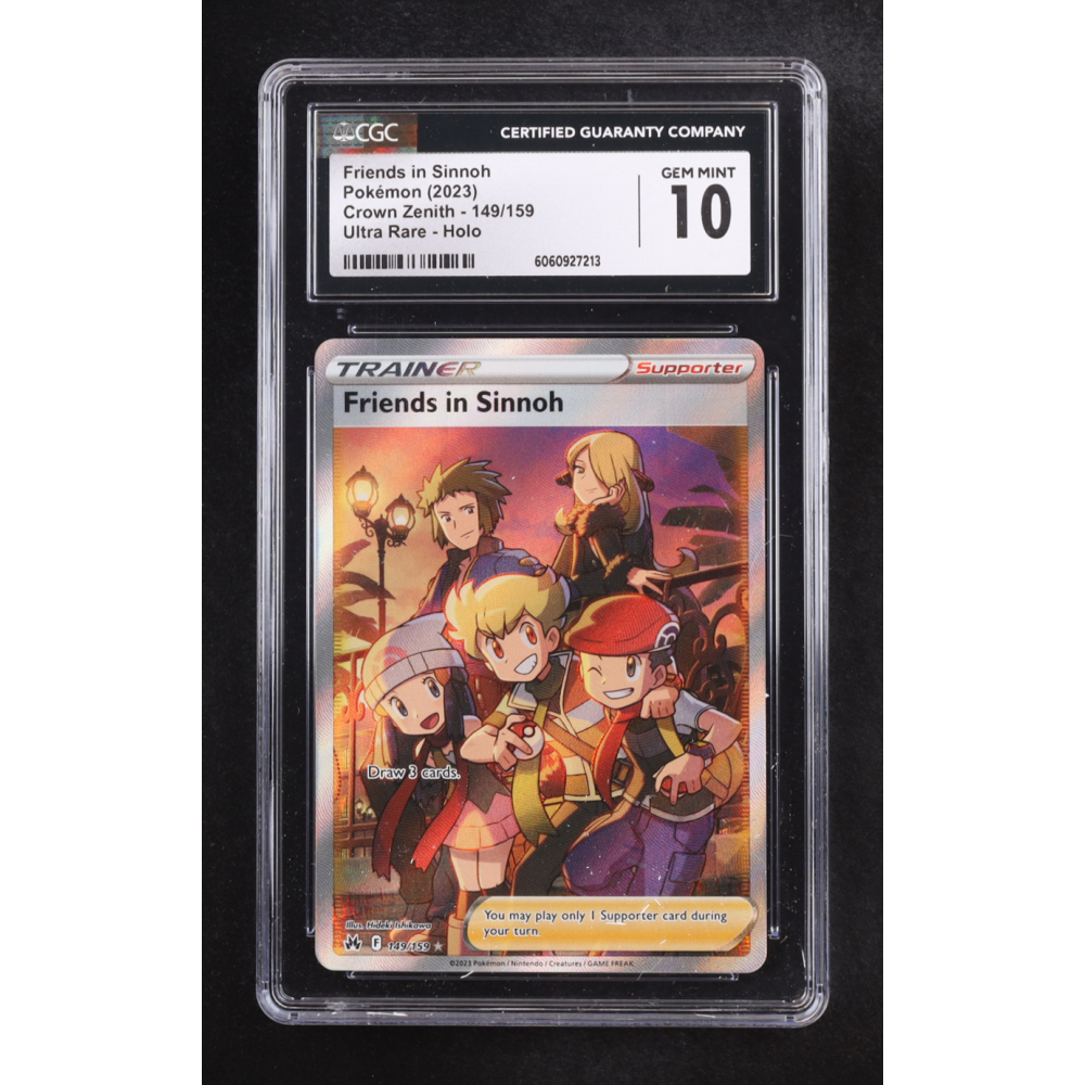 Friends in Sinnoh 2023 Pokemon Crown Zenith #149 Holo (CGC 10) at PristineAuction.com