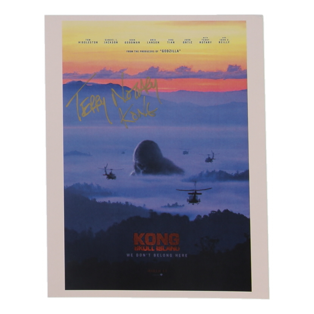 Terry Notary Signed "Kong: Skull Island" 8.5x11 Poster Inscribed "Kong" (JSA) at PristineAuction.com