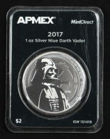 2017 APMEX Niue Darth Vader 1 oz .999 Silver Coin at PristineAuction.com