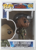 Lashana Lynch Signed Captain Marvel #430 Maria Rambeau Funko Pop! Vinyl Figure (JSA) at PristineAuction.com