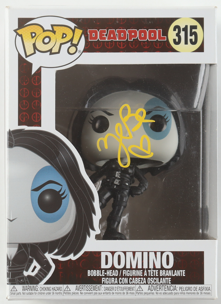 Zazie Beetz Signed "Deadpool" #315 Domino Funko Pop! Vinyl Figure (Beckett) at PristineAuction.com Zazie Beetz Signed "Deadpool" #315 Domino Funko Pop! Vinyl Figure (Beckett) at PristineAuction.com