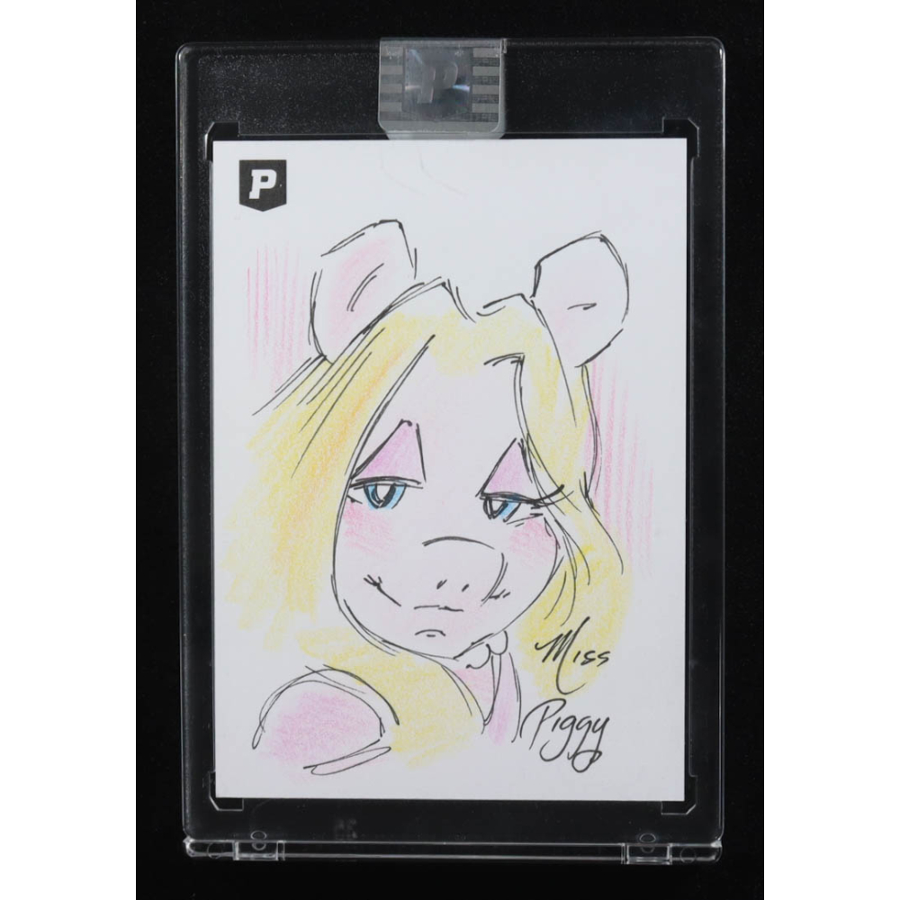 Miss Piggy | The Muppets | Original Art Sketch Card by Guy Gilchrist (1/1 Original Art) at PristineAuction.com