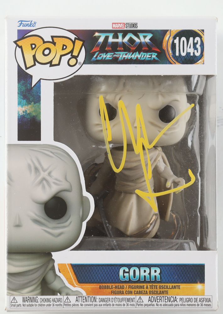 Christian Bale Signed "Thor: Love and Thunder" #1043 Gorr Funko Pop! Vinyl Figure (Beckett) at PristineAuction.com Christian Bale Signed "Thor: Love and Thunder" #1043 Gorr Funko Pop! Vinyl Figure (Beckett) at PristineAuction.com