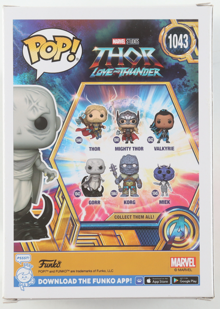 Christian Bale Signed "Thor: Love and Thunder" #1043 Gorr Funko Pop! Vinyl Figure (Beckett) at PristineAuction.com Christian Bale Signed "Thor: Love and Thunder" #1043 Gorr Funko Pop! Vinyl Figure (Beckett) at PristineAuction.com