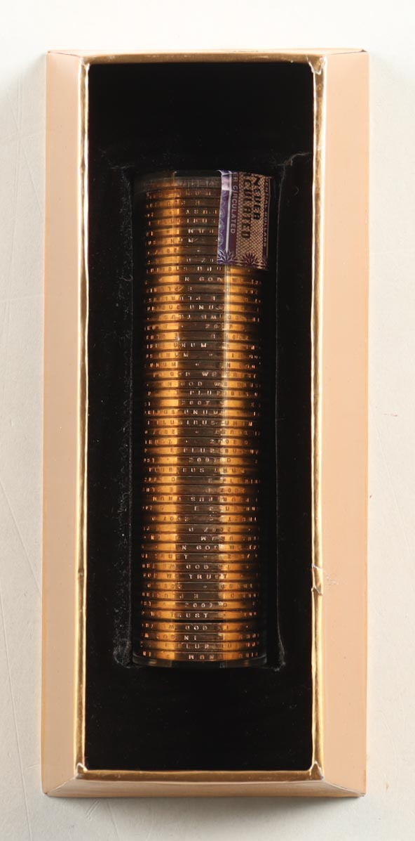 Ballistic Roll of 2007-D George Washington Presidential Uncirculated $1 Coins with (50) Coins at PristineAuction.com Ballistic Roll of 2007-D George Washington Presidential Uncirculated $1 Coins with (50) Coins at PristineAuction.com