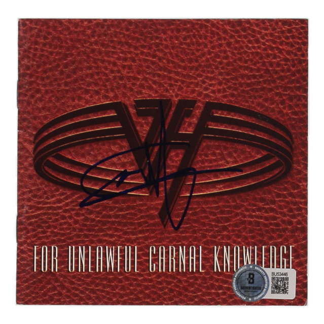 Sammy Hagar Signed "For Unlawful Carnal Knowledge" Van Halen CD Booklet (Beckett) at PristineAuction.com Sammy Hagar Signed "For Unlawful Carnal Knowledge" Van Halen CD Booklet (Beckett) at PristineAuction.com