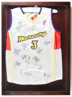 Mercury Custom Framed Jersey Display Signed By (13) with Diana Taurasi, Belinda Snell, Sandora Irvin, Penny Taylor (PSA) at PristineAuction.com