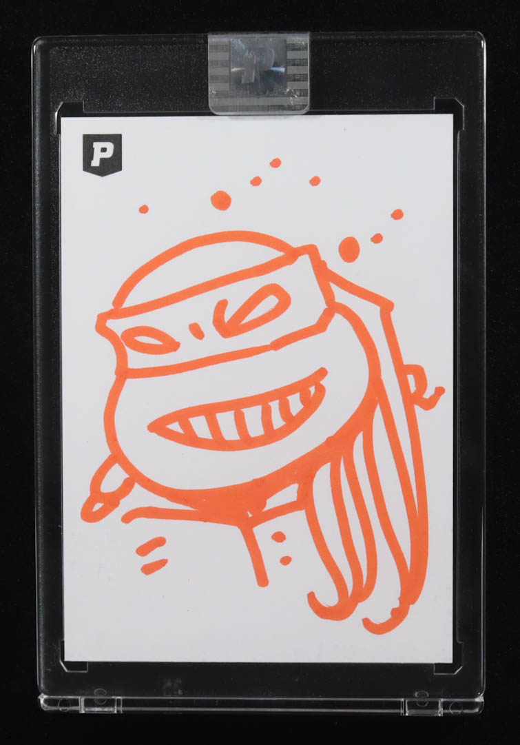 Michelangelo | Teenage Mutant Ninja Turtles | Original Art Sketch Card by Kevin Eastman (1/1 Original Art) at PristineAuction.com Michelangelo | Teenage Mutant Ninja Turtles | Original Art Sketch Card by Kevin Eastman (1/1 Original Art) at PristineAuction.com