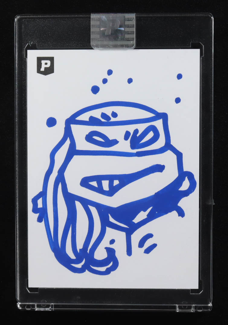 Leonardo | Teenage Mutant Ninja Turtles | Original Art Sketch Card by Kevin Eastman (1/1 Original Art) at PristineAuction.com Leonardo | Teenage Mutant Ninja Turtles | Original Art Sketch Card by Kevin Eastman (1/1 Original Art) at PristineAuction.com