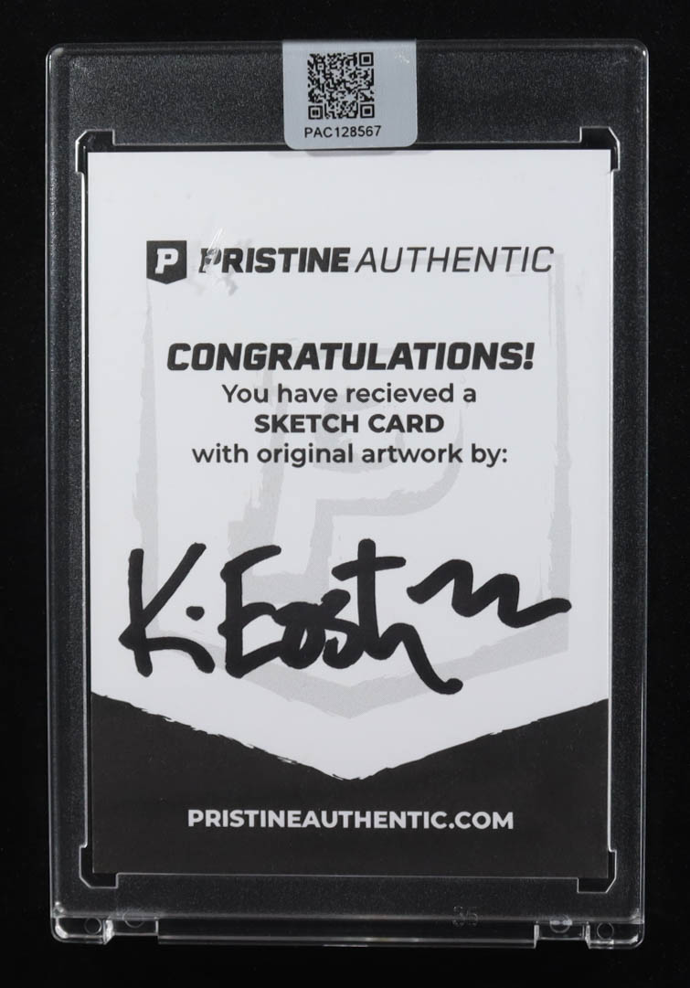 Leonardo | Teenage Mutant Ninja Turtles | Original Art Sketch Card by Kevin Eastman (1/1 Original Art) at PristineAuction.com Leonardo | Teenage Mutant Ninja Turtles | Original Art Sketch Card by Kevin Eastman (1/1 Original Art) at PristineAuction.com