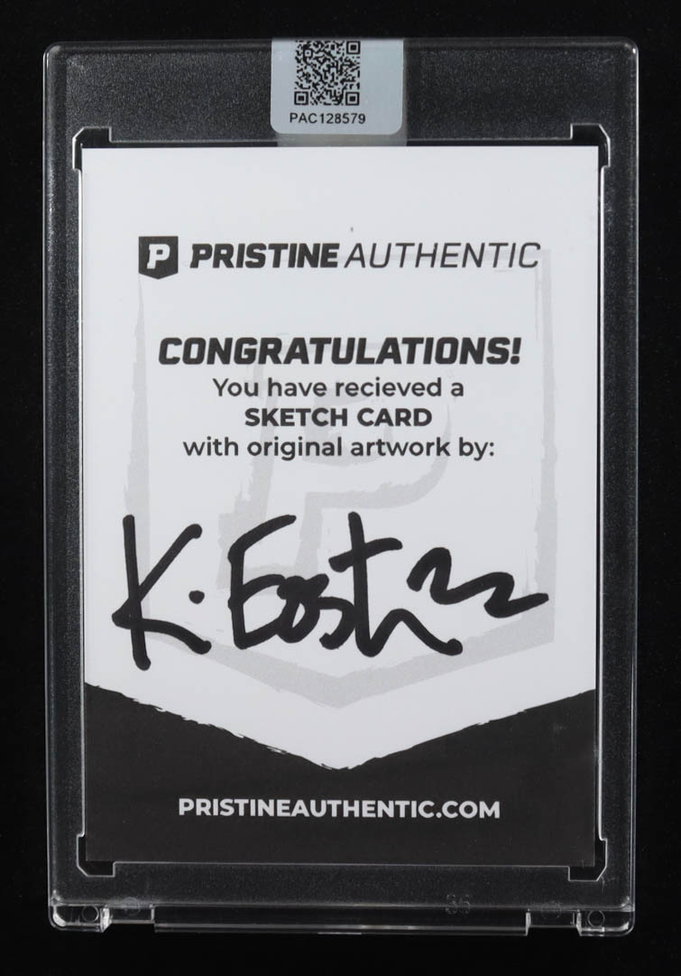 Leonardo | Teenage Mutant Ninja Turtles | Original Art Sketch Card by Kevin Eastman (1/1 Original Art) at PristineAuction.com Leonardo | Teenage Mutant Ninja Turtles | Original Art Sketch Card by Kevin Eastman (1/1 Original Art) at PristineAuction.com