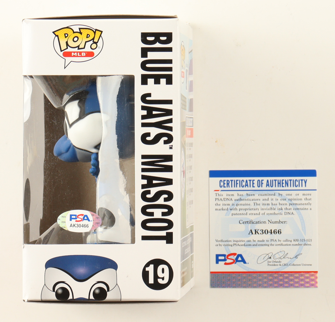David Wells Signed Blue Jays #19 Blue Jays Mascot Funko Pop! Vinyl Figure (PSA) at PristineAuction.com David Wells Signed Blue Jays #19 Blue Jays Mascot Funko Pop! Vinyl Figure (PSA) at PristineAuction.com