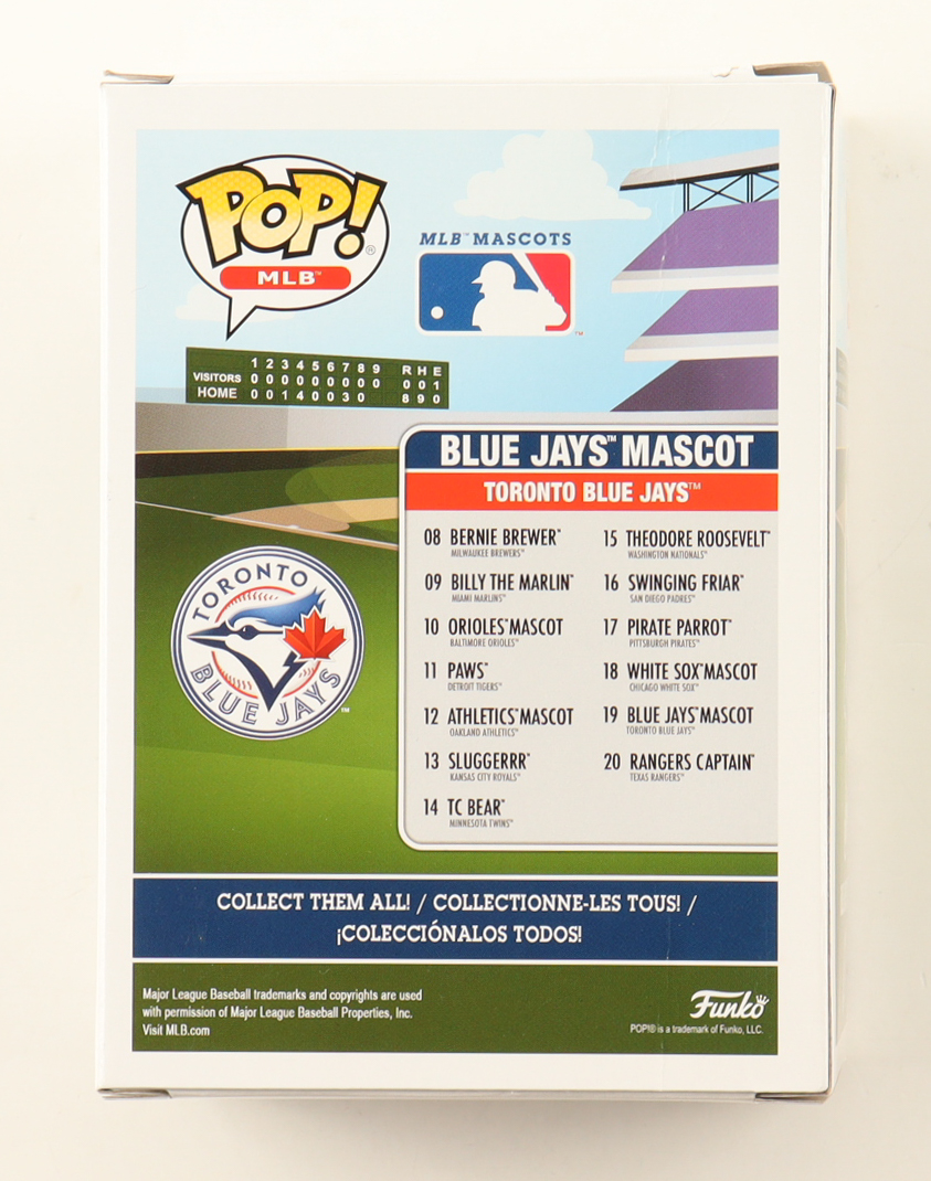 David Wells Signed Blue Jays #19 Blue Jays Mascot Funko Pop! Vinyl Figure (PSA) at PristineAuction.com David Wells Signed Blue Jays #19 Blue Jays Mascot Funko Pop! Vinyl Figure (PSA) at PristineAuction.com