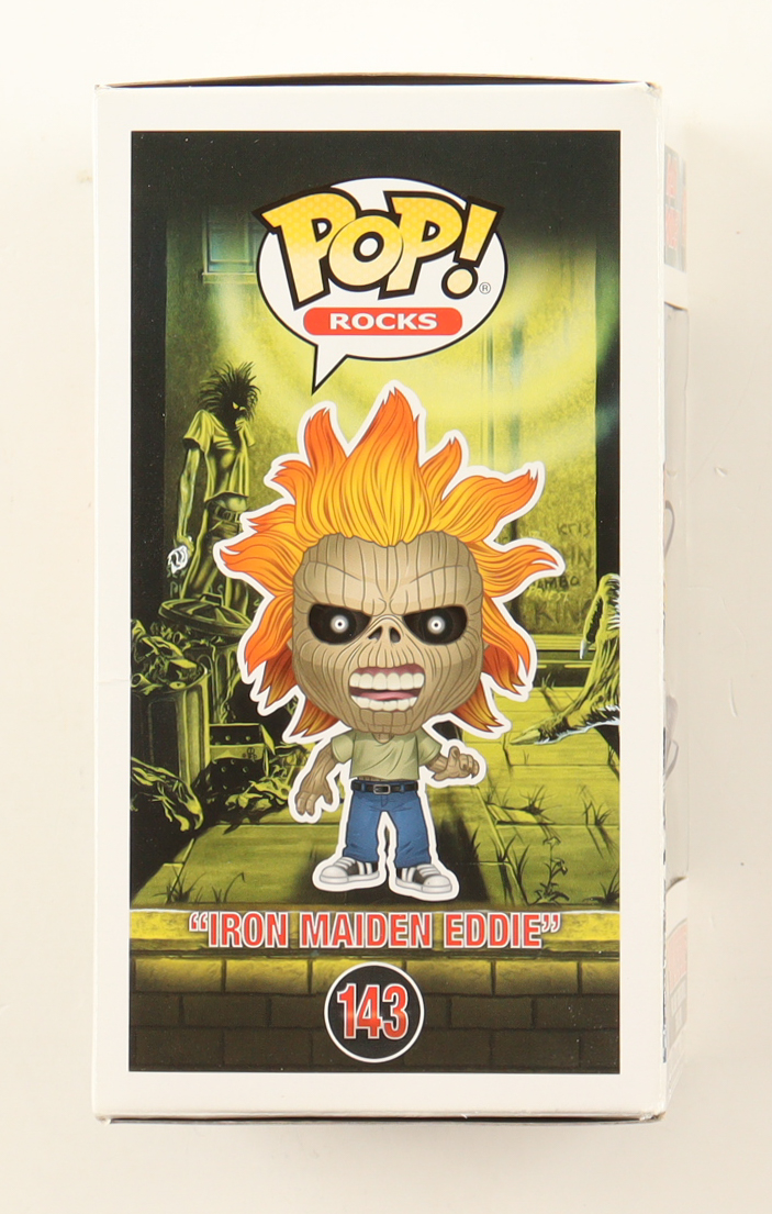 Nicko McBrain Signed "Iron Maiden" #143 "Iron Maiden Eddie" Funko Pop! Vinyl Figure (PSA) at PristineAuction.com Nicko McBrain Signed "Iron Maiden" #143 "Iron Maiden Eddie" Funko Pop! Vinyl Figure (PSA) at PristineAuction.com