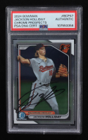 Jackson Holliday Signed 2024 Bowman Chrome Prospects #BCP47 RC (PSA) at PristineAuction.com