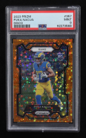 Puka Nacua 2023 Panini Prizm Prizms Orange Disco #357 RC (PSA 9) at PristineAuction.com