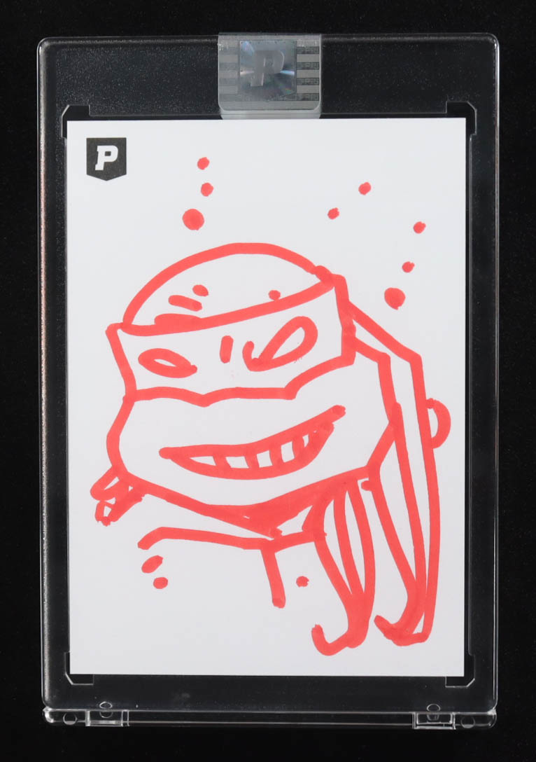 Raphael | Teenage Mutant Ninja Turtles | Original Art Sketch Card by Kevin Eastman (1/1 Original Art) at PristineAuction.com Raphael | Teenage Mutant Ninja Turtles | Original Art Sketch Card by Kevin Eastman (1/1 Original Art) at PristineAuction.com