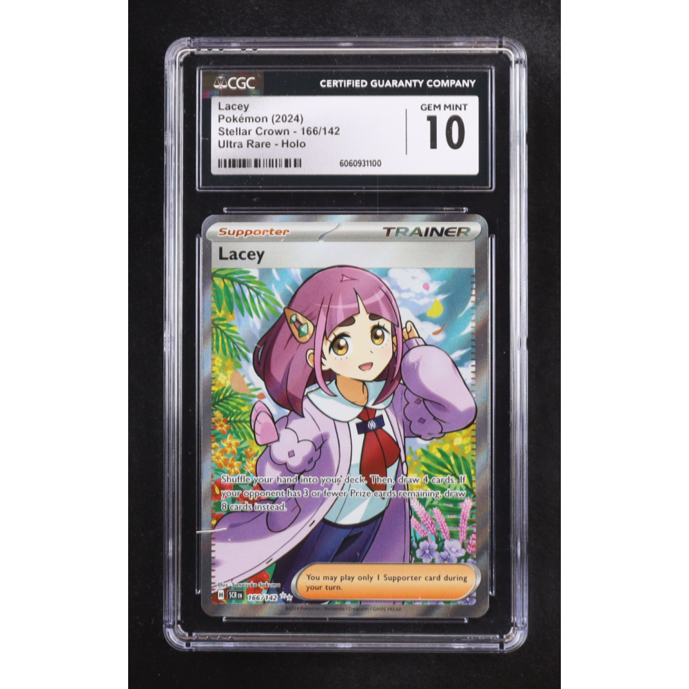Lacey 2024 Pokemon Stellar Crown #166 Holo (CGC 10) at PristineAuction.com