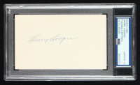 Harry Hooper Signed Index Card (PSA 10) at PristineAuction.com