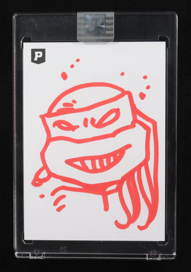 Raphael | Teenage Mutant Ninja Turtles | Original Art Sketch Card by Kevin Eastman (1/1 Original Art) at PristineAuction.com Raphael | Teenage Mutant Ninja Turtles | Original Art Sketch Card by Kevin Eastman (1/1 Original Art) at PristineAuction.com