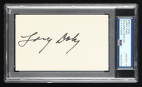 Larry Doby Signed Index Card (PSA 10) at PristineAuction.com