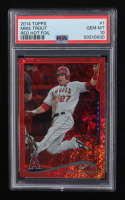 Mike Trout 2014 Topps Red Foil #1 (PSA 10) at PristineAuction.com