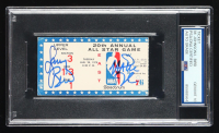 Magic Johnson & Larry Bird Signed 20th Annual All-Star Game Ticket (PSA 10) at PristineAuction.com