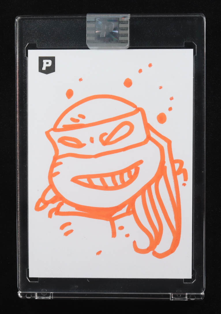 Michelangelo | Teenage Mutant Ninja Turtles | Original Art Sketch Card by Kevin Eastman (1/1 Original Art) at PristineAuction.com Michelangelo | Teenage Mutant Ninja Turtles | Original Art Sketch Card by Kevin Eastman (1/1 Original Art) at PristineAuction.com