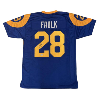 Marshall Faulk Signed Jersey (Beckett) at PristineAuction.com