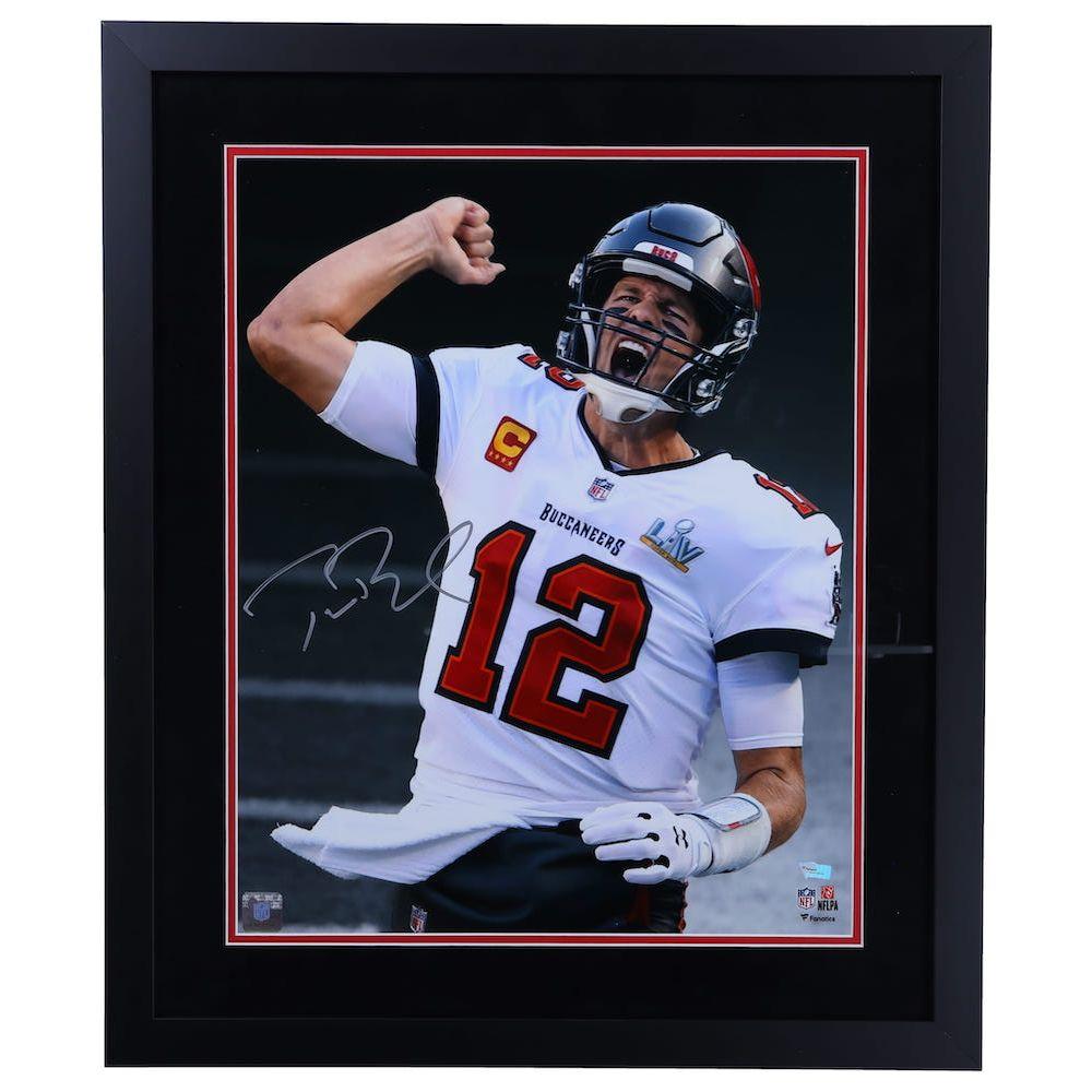 Tom Brady Signed Buccaneers Custom Framed Photo Display (Fanatics) at PristineAuction.com Tom Brady Signed Buccaneers Custom Framed Photo Display (Fanatics) at PristineAuction.com