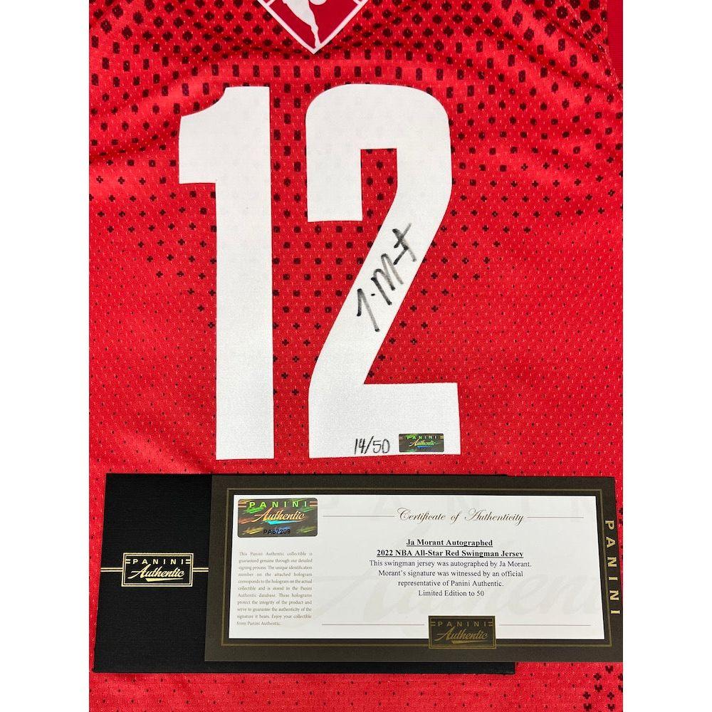 Ja Morant Signed 2022 All-Star Jersey (Panini) at PristineAuction.com Ja Morant Signed 2022 All-Star Jersey (Panini) at PristineAuction.com