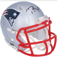 Tom Brady Signed Patriots Speed Mini Helmet (Fanatics) at PristineAuction.com
