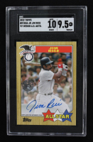 Jim Rice 2022 Topps '87 Topps All-Star Autographs #87ASAJR (SGC 9.5 | Auto Grade 10) at PristineAuction.com