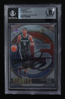 De'Aaron Fox Signed 2021-22 Select Numbers #1 (Beckett) at PristineAuction.com