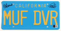 Cheech Marin & Tommy Chong Signed "Up In Smoke" License Plate (Beckett) at PristineAuction.com