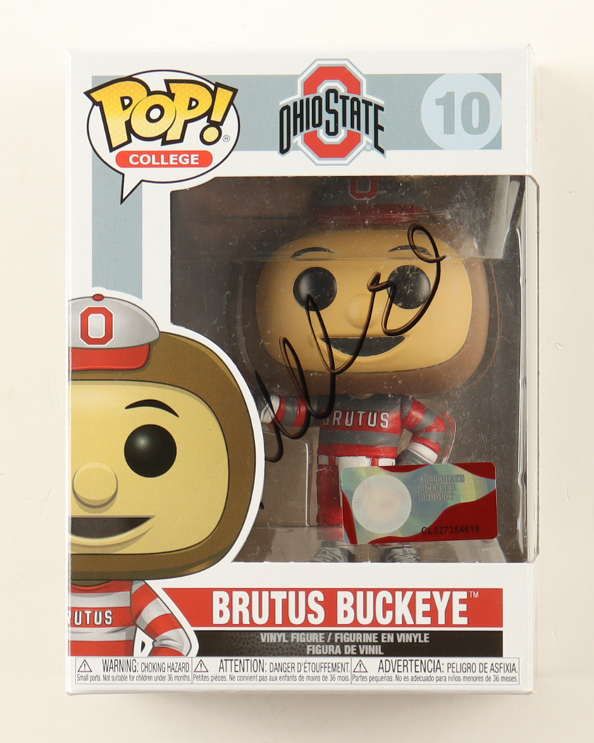 Mike Vrabel Signed Ohio State Buckeyes #10 Brutus Buckeye Funko Pop! Vinyl Figure (PSA) at PristineAuction.com Mike Vrabel Signed Ohio State Buckeyes #10 Brutus Buckeye Funko Pop! Vinyl Figure (PSA) at PristineAuction.com