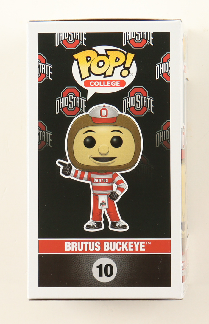 Mike Vrabel Signed Ohio State Buckeyes #10 Brutus Buckeye Funko Pop! Vinyl Figure (PSA) at PristineAuction.com Mike Vrabel Signed Ohio State Buckeyes #10 Brutus Buckeye Funko Pop! Vinyl Figure (PSA) at PristineAuction.com