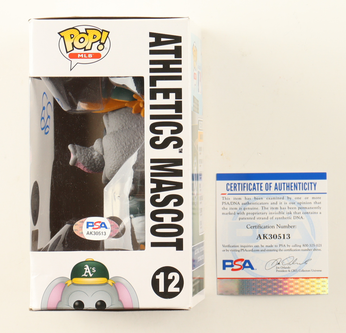 Billy Beane Signed Athletics #12 Athletics Mascot Funko Pop! Vinyl Figure (PSA) at PristineAuction.com Billy Beane Signed Athletics #12 Athletics Mascot Funko Pop! Vinyl Figure (PSA) at PristineAuction.com